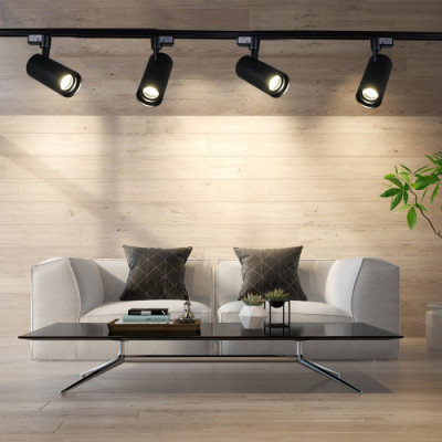 Трековый светильник  05830-9.3-001QY LED30W BK