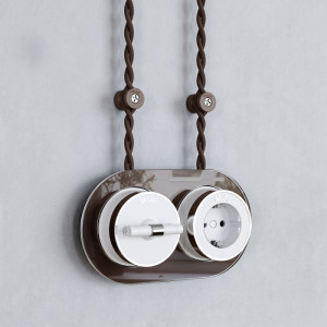 Изолятор Vintage мокко матовый W6433414