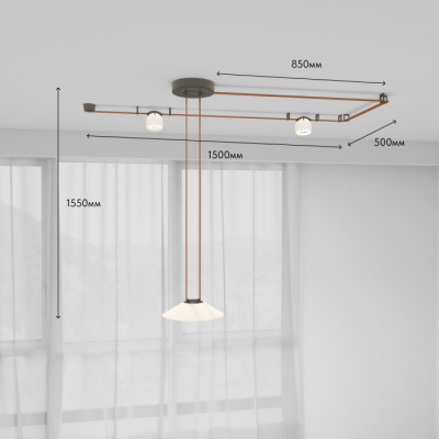 Трековая система в сборе Belty SET DK55SET02-01-BR