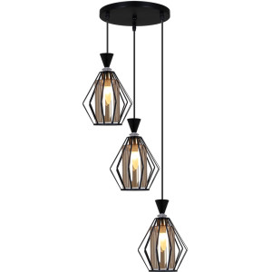 Подвесной светильник  00305-0.9-03 BK+WH