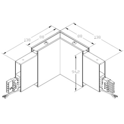 Коннектор LINEAIR FLAT 031539